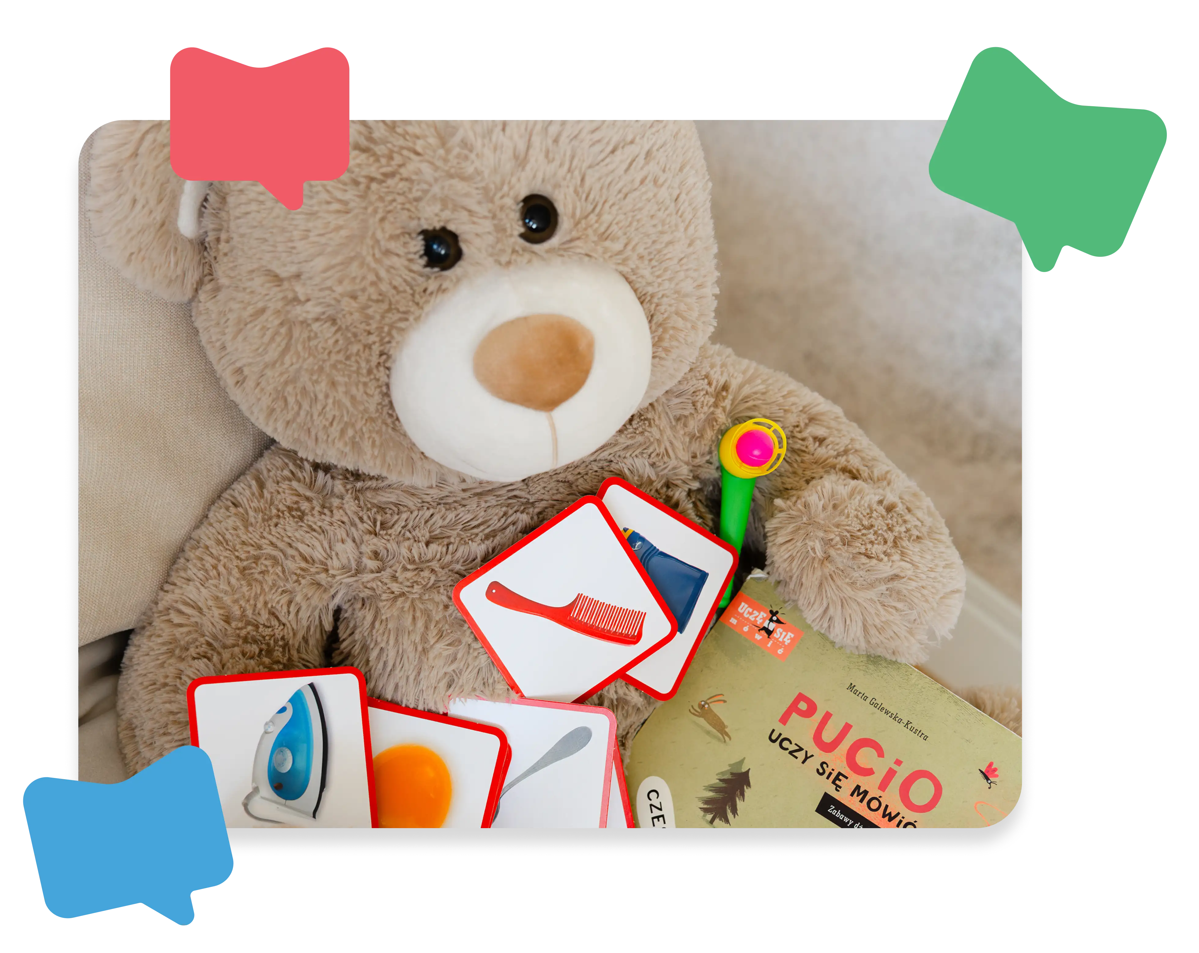 Misio który uczy się mówić